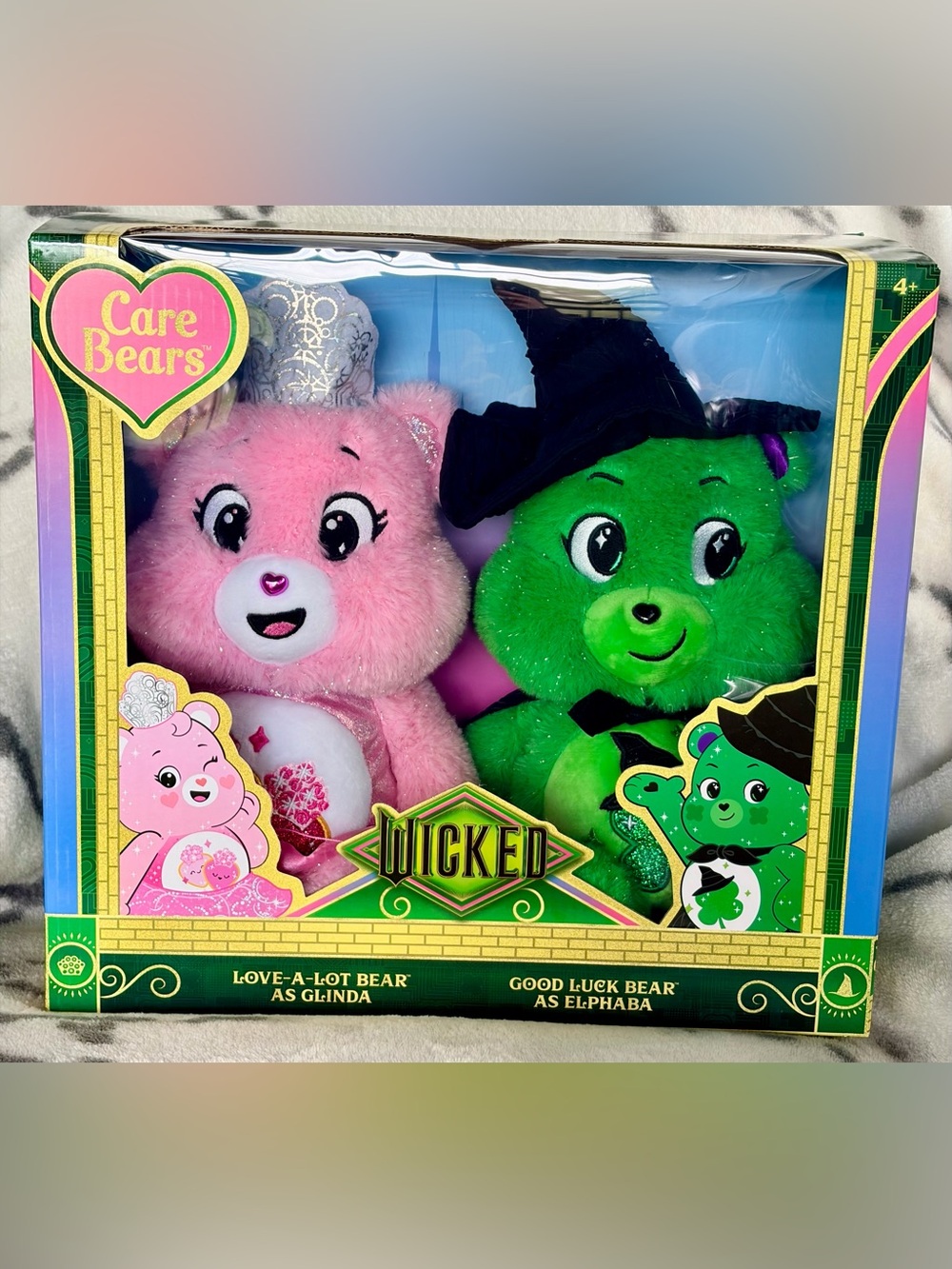 Care Bears (2025) x Wicked Collaboration 2-pack 14” Plush Toy/NIB/NWT